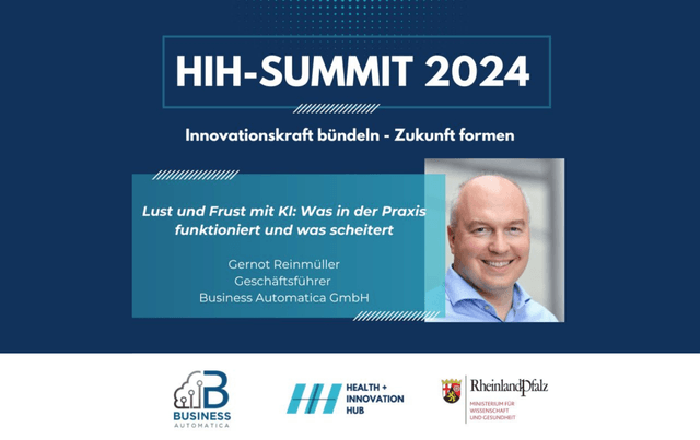 HIH Summit 2024 conference announcement