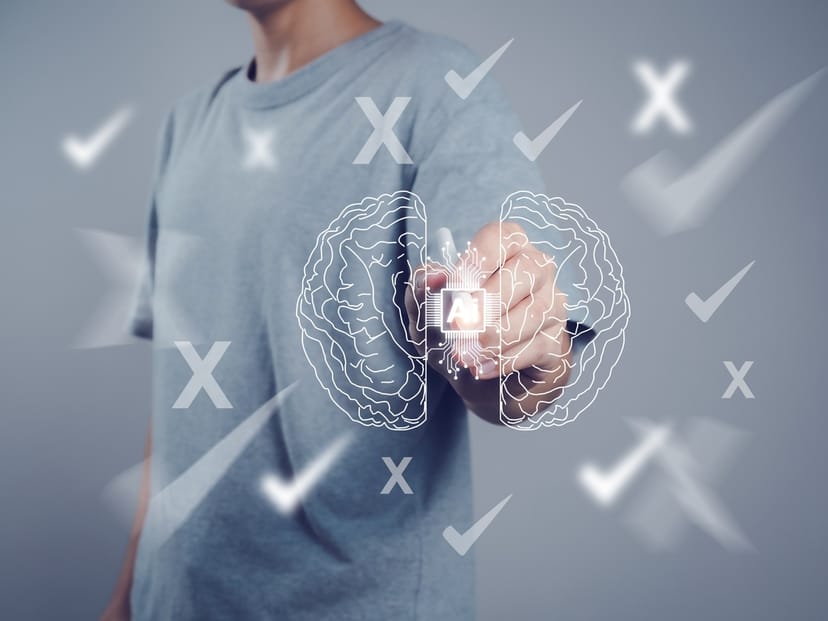 KI-Projekte erfolgreich umsetzen - Richtig und Falsch Zeichen mit KI